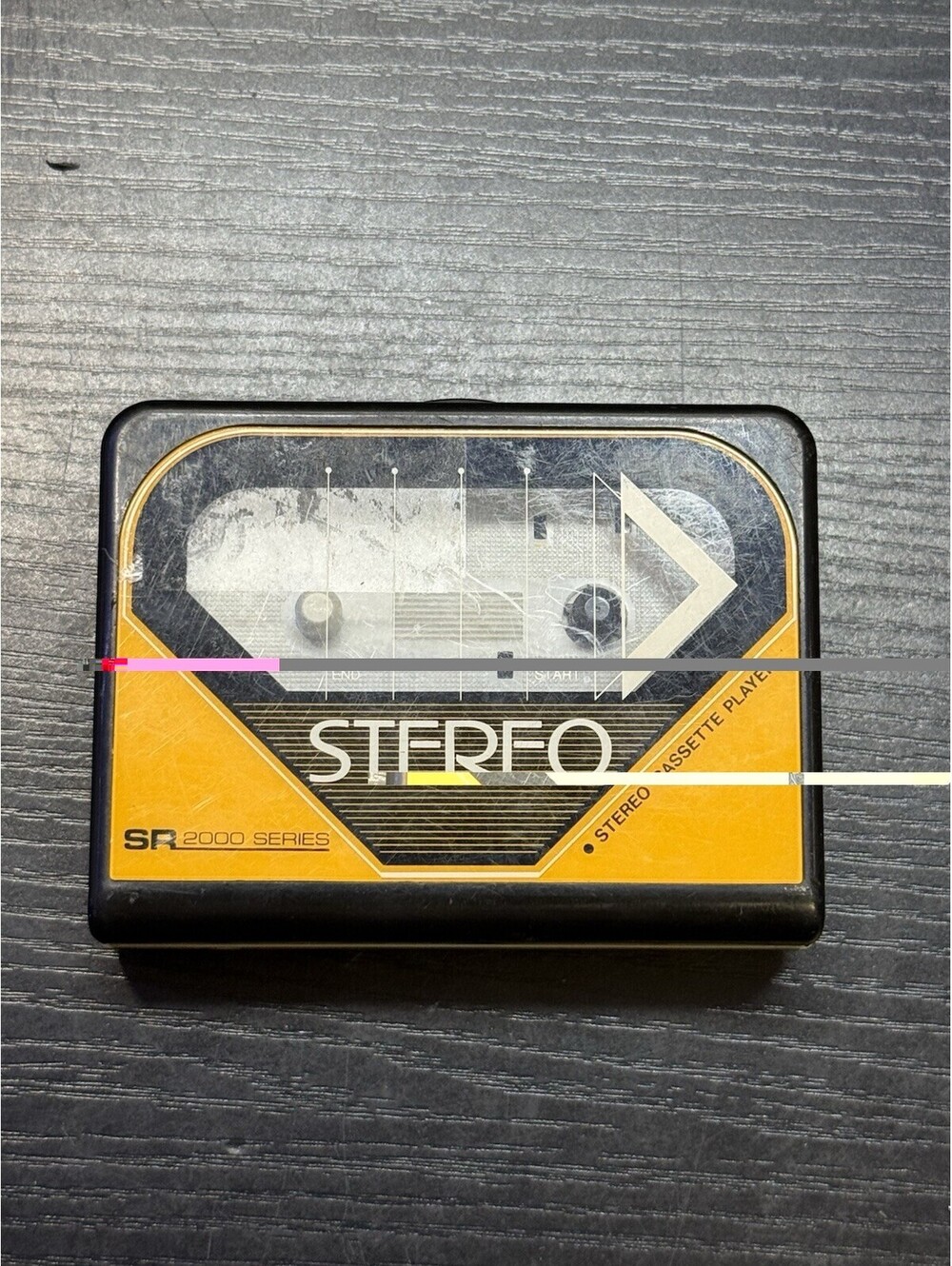 Vintage Sears SR 2000 Stereo Cassette Player 934.21108750 Parts Repair Display